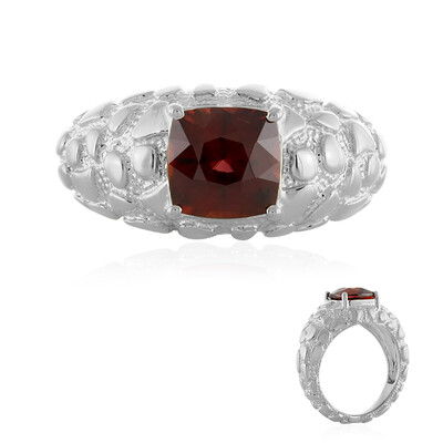 Anello in argento con Zircone Mogano (de Melo)