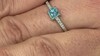 Anillo en plata con Zircón de Ratanak Kirí