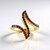 Anello in argento con Zircone Champagne