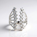 Bague en argent et Zircon