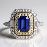 Anello in oro con Tanzanite AAA (CIRARI)