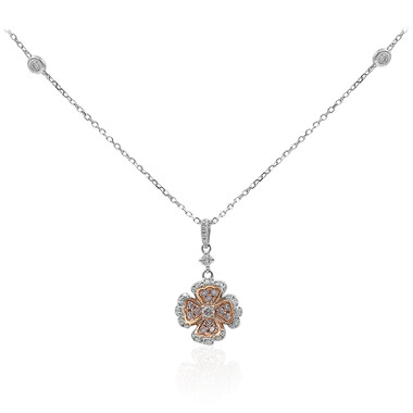 Collar en oro con Diamante rosa I1 (CIRARI)