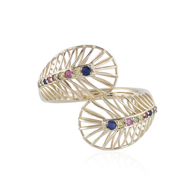 Saphir-Goldring (Ornaments by de Melo)