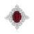 Madagascar Ruby Silver Ring