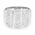 Anillo en plata con Zafiro blanco