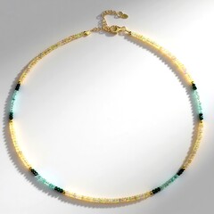 Collana in argento con Ematite Dorata