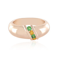 Bague en argent et Tsavorite de Tanzanie (Adela Silber)