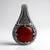 Ciondolo in argento con Agata Rossa (Annette classic)