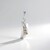 Ciondolo in argento con Diamante Champagne I2