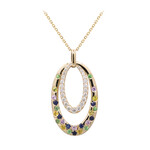 Edelstein-Goldhalskette (CIRARI)