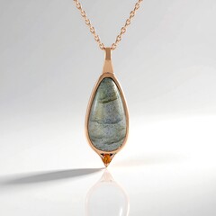 Collana in argento con Labradorite Ramata Maniry (KM by Juwelo)