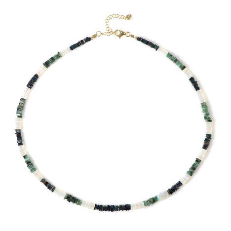 Collar en plata con Ópalo de Welo (Riya)