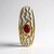 Ciondolo in argento con Rubino Bemainty (MONOSONO COLLECTION)