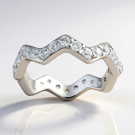 Anello in argento con Zircone (MONOSONO COLLECTION)