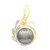 Colgante en oro con Perla cultivada de Tahití (TPC)