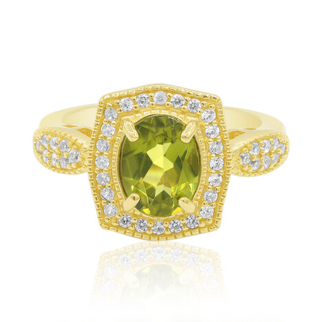 Anello in argento con Peridoto