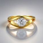 Anello in argento con Zircone
