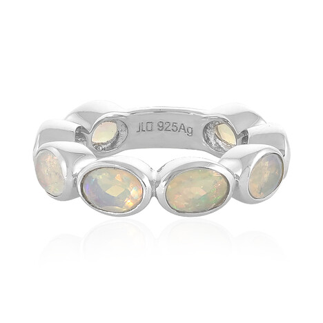 Anello in argento con Opale di Welo