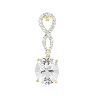 Ciondolo in oro con Danburite