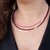 Nigerian Pink Tourmaline Silver Necklace