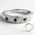 Bague pour homme en argent et Saphir blanc