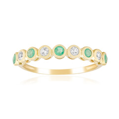 Sambia-Smaragd-Goldring