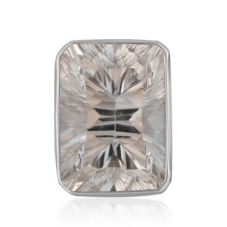 Ciondolo in argento con Quarzo Bianco (MONOSONO COLLECTION)