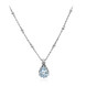10K Brazilian Aquamarine Gold Necklace