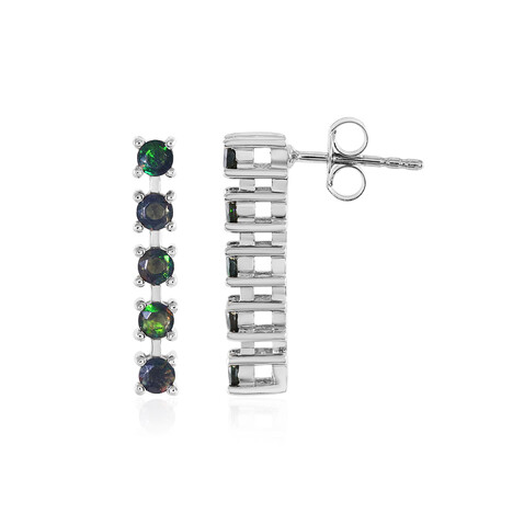 Mezezo-Opal-Silberohrringe