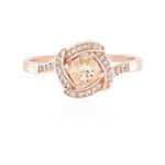 Morganite Silver Ring