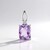 Pendentif en argent et Quartz azur