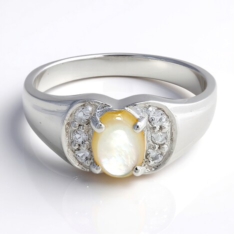 Anello in argento con Conchiglia Abalone
