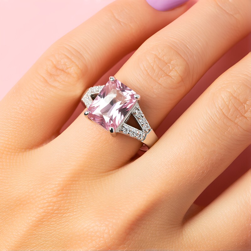 Bague en argent et Amétrine