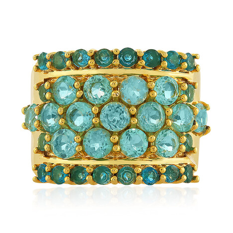 Anello in argento con Apatite