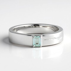 Anello in argento con Smeraldo Color Paraiba
