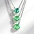 Collana in argento con Fluorite Verde