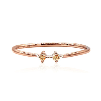 Bague en or et Diamant rose de France SI1 d'Argyle  (Annette)