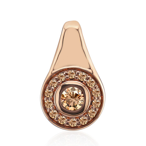 SI1 Argyle-Rose de France-Brillant-Goldanhänger (Annette)