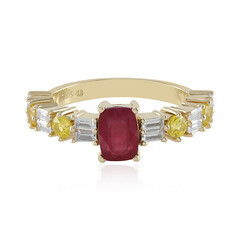 Anello in oro con Rubino Bemainty (Adela Gold)