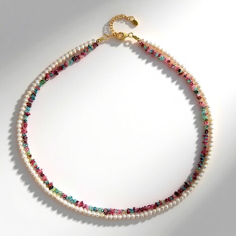 Collana in argento con Tormalina (Riya)