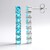 Orecchini in argento con Apatite Blu (de Melo Essence)