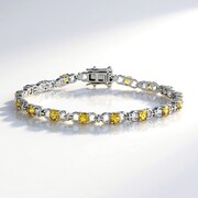 Bracciale in argento con Scapolite