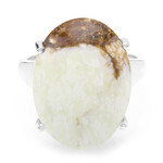 Bague en argent et Magnésite