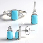 Bague en argent et Turquoise Sleeping Beauty (Faszination Türkis)