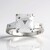 Anello in argento con Topazio Bianco