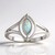 Anello in argento con Opale Australiano