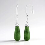Orecchini in argento con Quarzo Verde