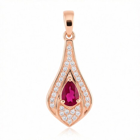 Ciondolo in oro con Rubellite Nigeriana (Mark Kaufman)