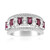 Zilveren ring met rhodolieten
