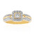 Anillo en oro con Diamante IF (D) (Annette)